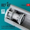 RESKIT RSU48-0468 F-4 (E, J, F, G, S) Phantom II exhaust nozzles for Academy kit (3D Printed) (1/48)